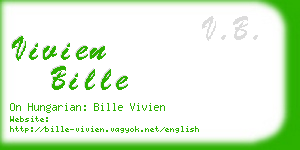 vivien bille business card
